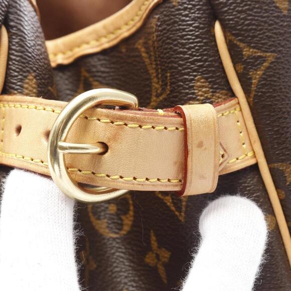 LOUIS VUITTON Brown Monogram Leather Bag - Picture 7 of 11